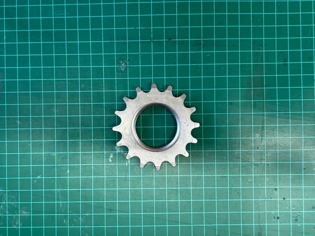 Track/Fixed Gear Cog 1/8in Silver Steel 16T ~50g