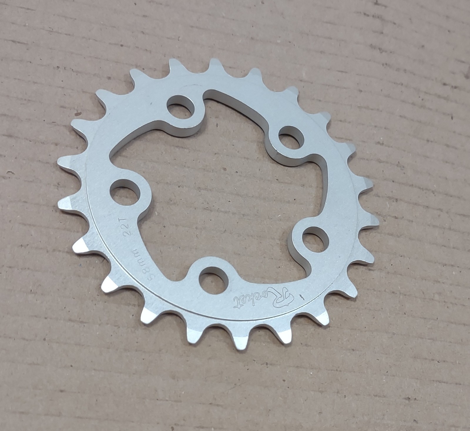 Vintage Bike Rocket Ring Chainring 22 Tooth 58 mm NOS