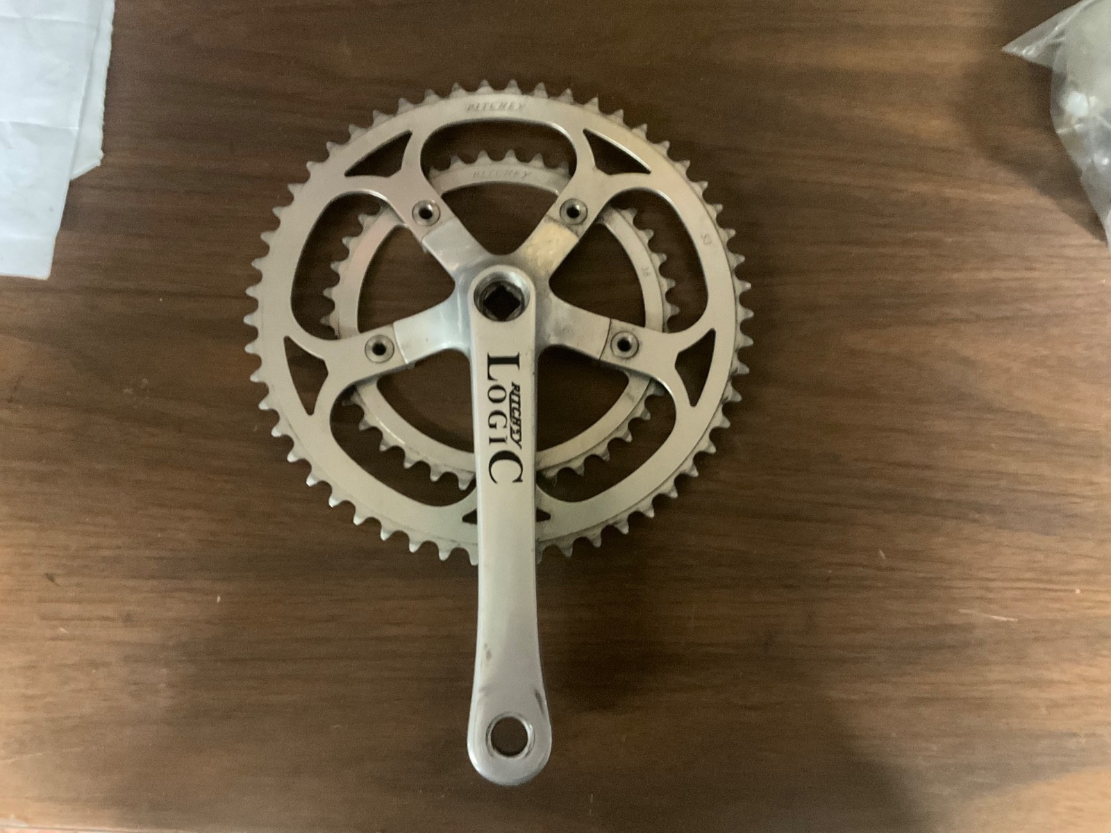 Ritchey Logic crankarm, driveside only,172.5, 53-38 rings, rings are Ritchey,