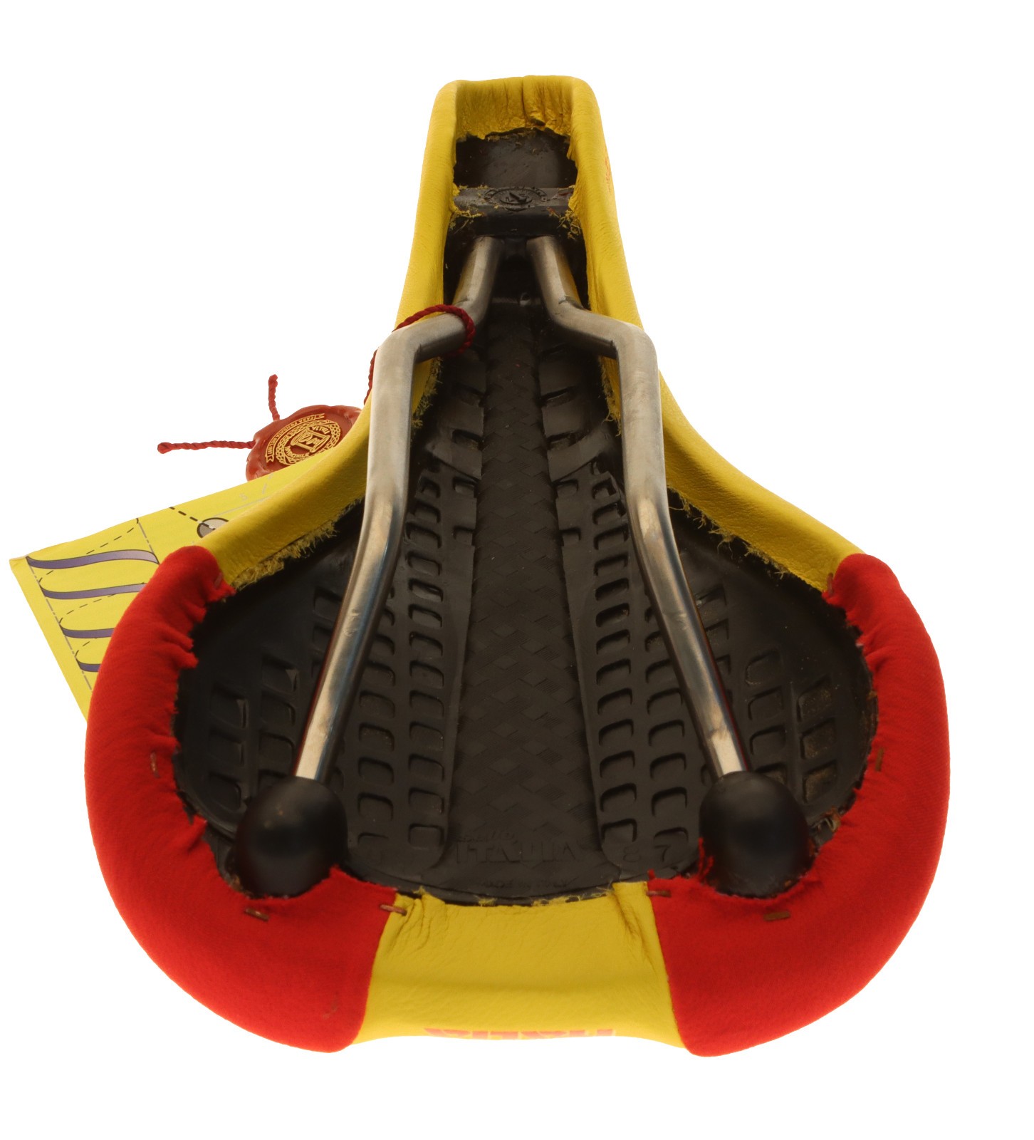 Selle Italia Flite Saddle Titanium Rails Yellow Made With Kevlar (R) NIB NOS NEW