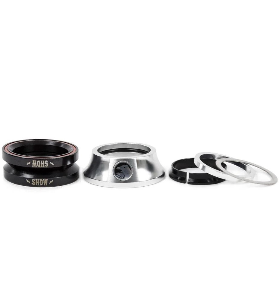 SHADOW CONSPIRACY INTEGRATED HEADSET SEALED BEARINGS BMX BIKE SUBROSA SILVER NEW