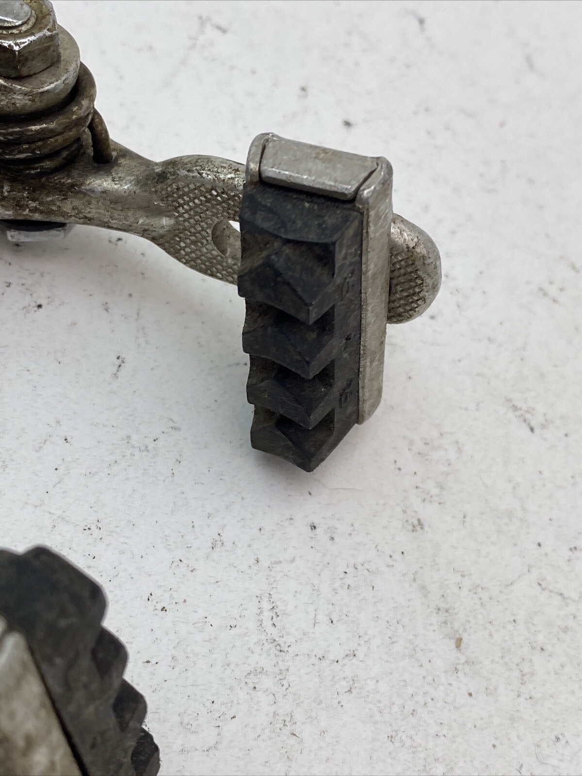 Vintage Shimano Tourney Center Pull Brake Caliper Nutted Silver Race Front A04