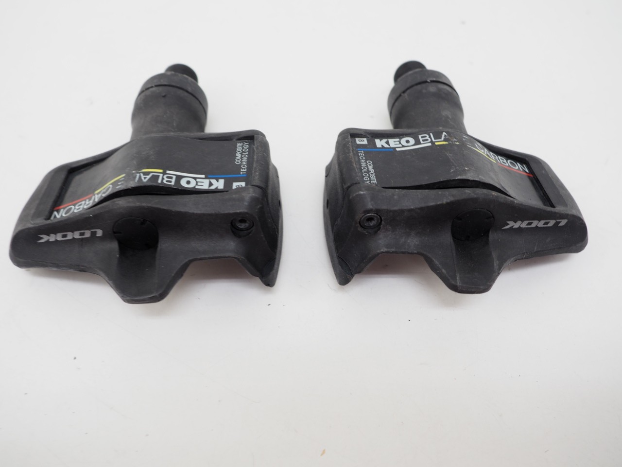 LOOK Keo Blade Carbon 8 Clipless Road Bike Pedals w/o Cleats 230g Good Condition