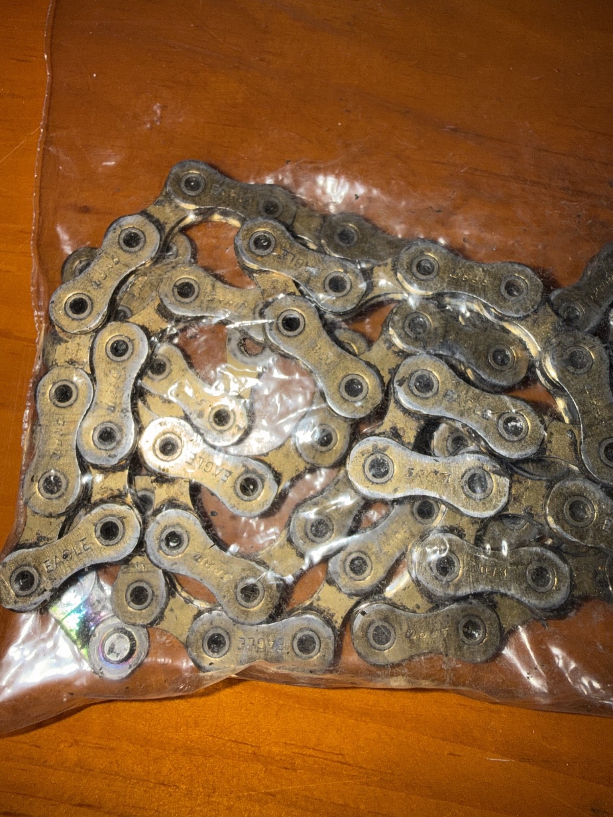 SRAM XX1 Eagle 12-Speed Solid Pin Chain – Gold 124 Links 0.7% wear