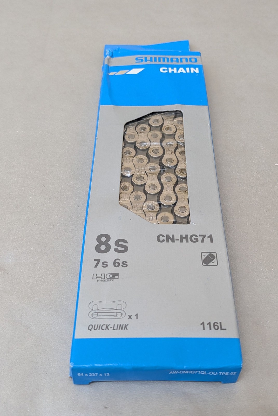 Shimano CN-HG71 Quick Link Bike Chain – 6,7,8 Speed 116 Link