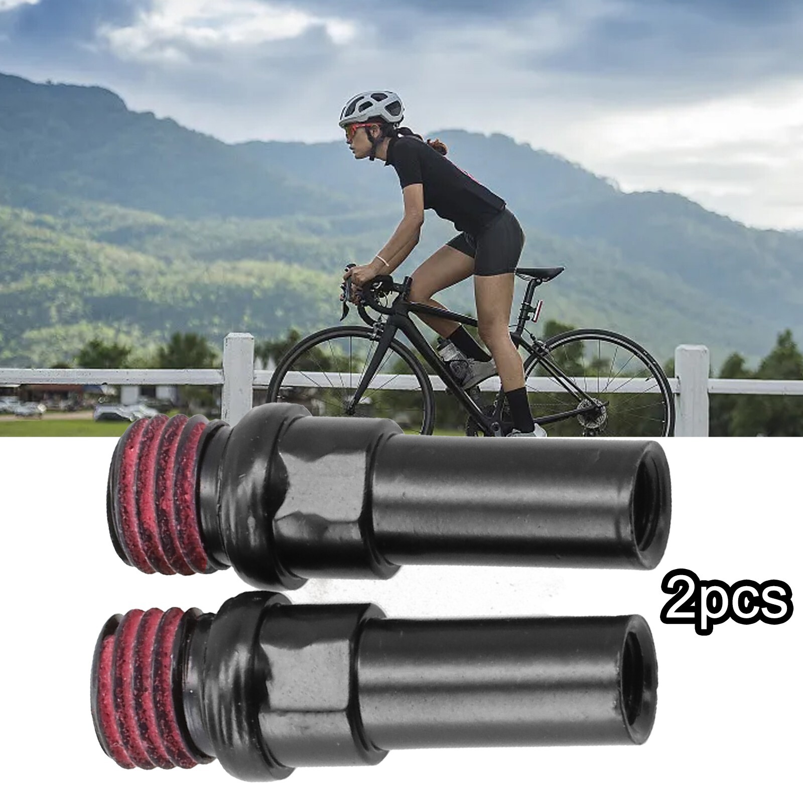 High Strength M10 V Brake Screws for Secure Bike Frame/Fork Attachment (2 Pack)