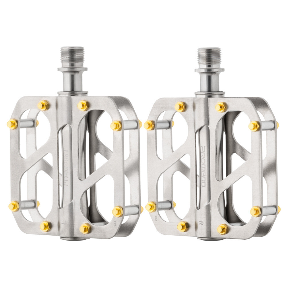 Promend 3 Bearings Ultralight MTB Road Bike Pedals Full Titanium Bicycle Pedals