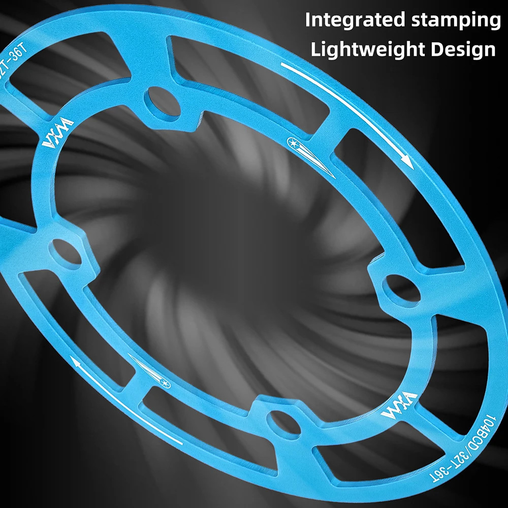 104BCD Bike Chainring Guard Crankset Protector 32-42T MTB Sprocket Cover