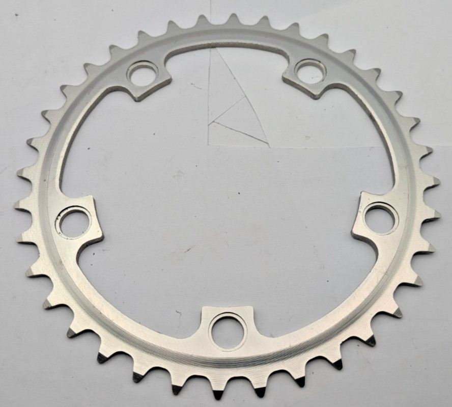 SAKAE SR 341 NEW NOS 36 TOOTH 36T ALUMINUM CHAINRING 110MM BCD SILVER 5-ARM
