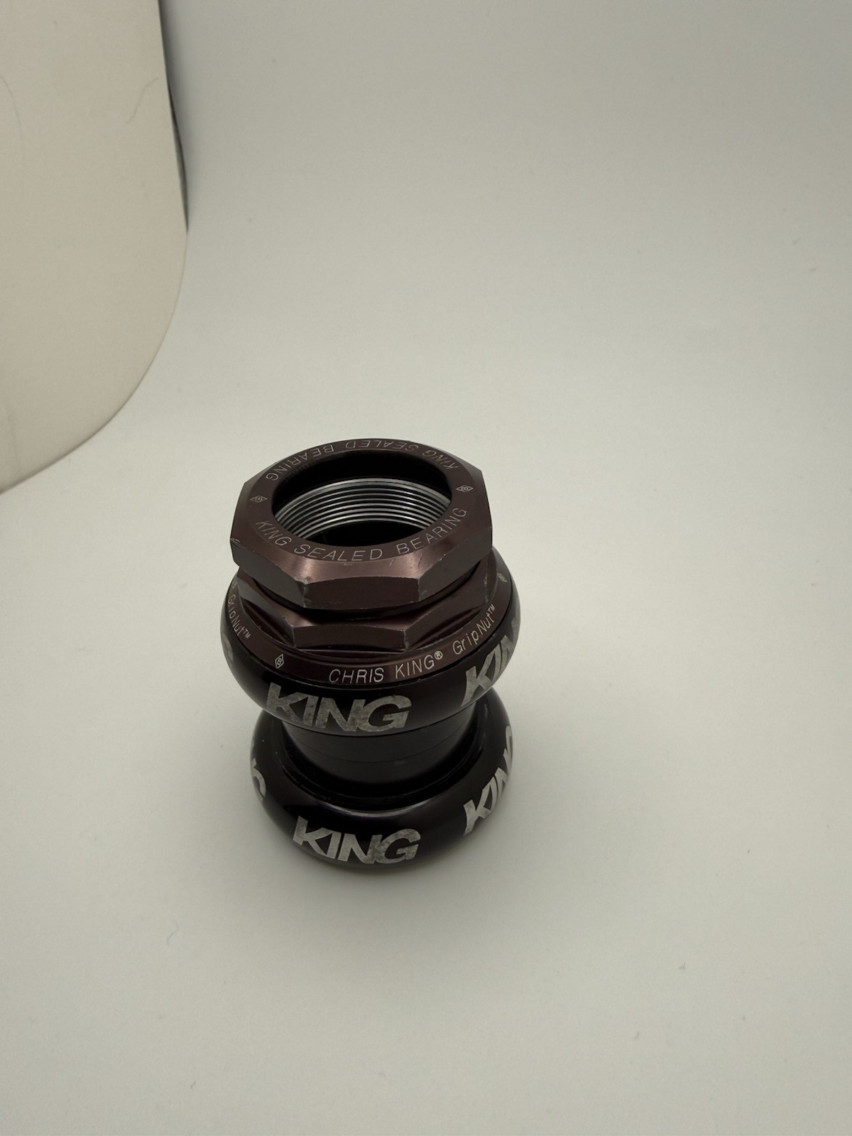 Chris KING GRIPNUT threaded Headset (1-1/8″) (BLACK)