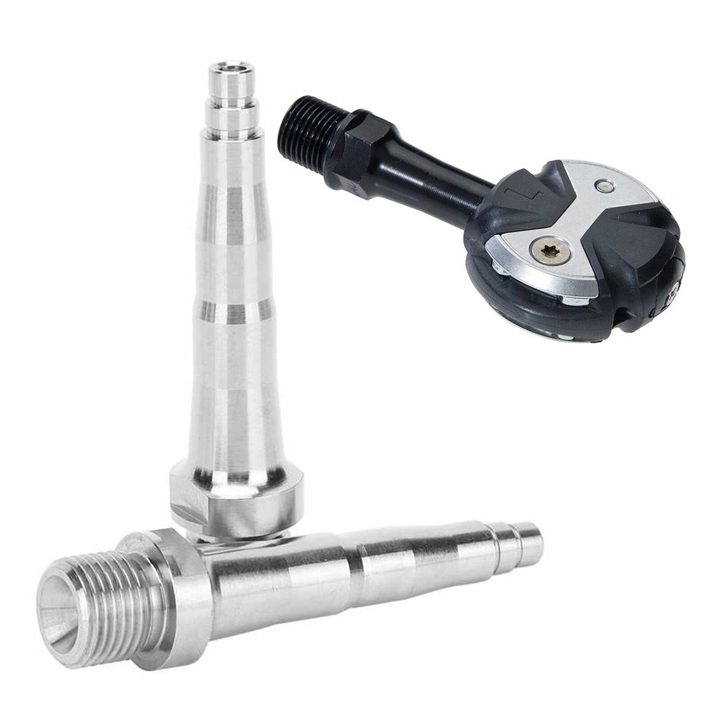 Ultralight Pedal Spindle TC4 Alloy Spindle Long Service Life For SpeedPlay