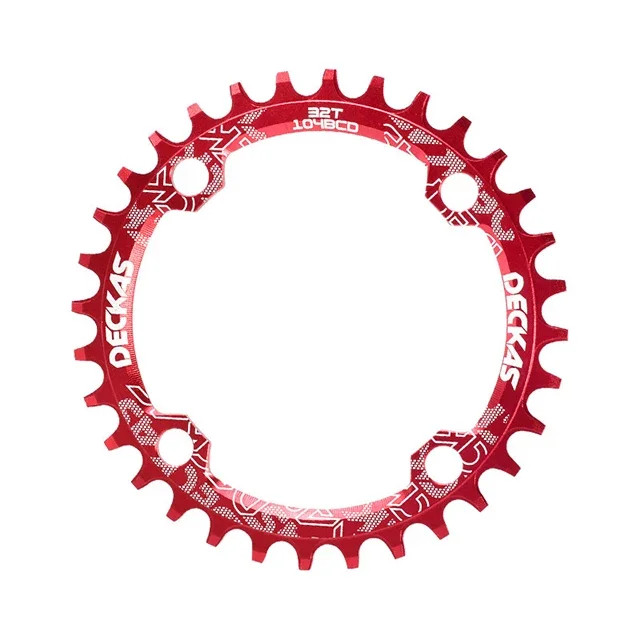 Deckas 104BCD Narrow Wide Chainring MTB Bike Crankset 32T-38T Tooth Plate