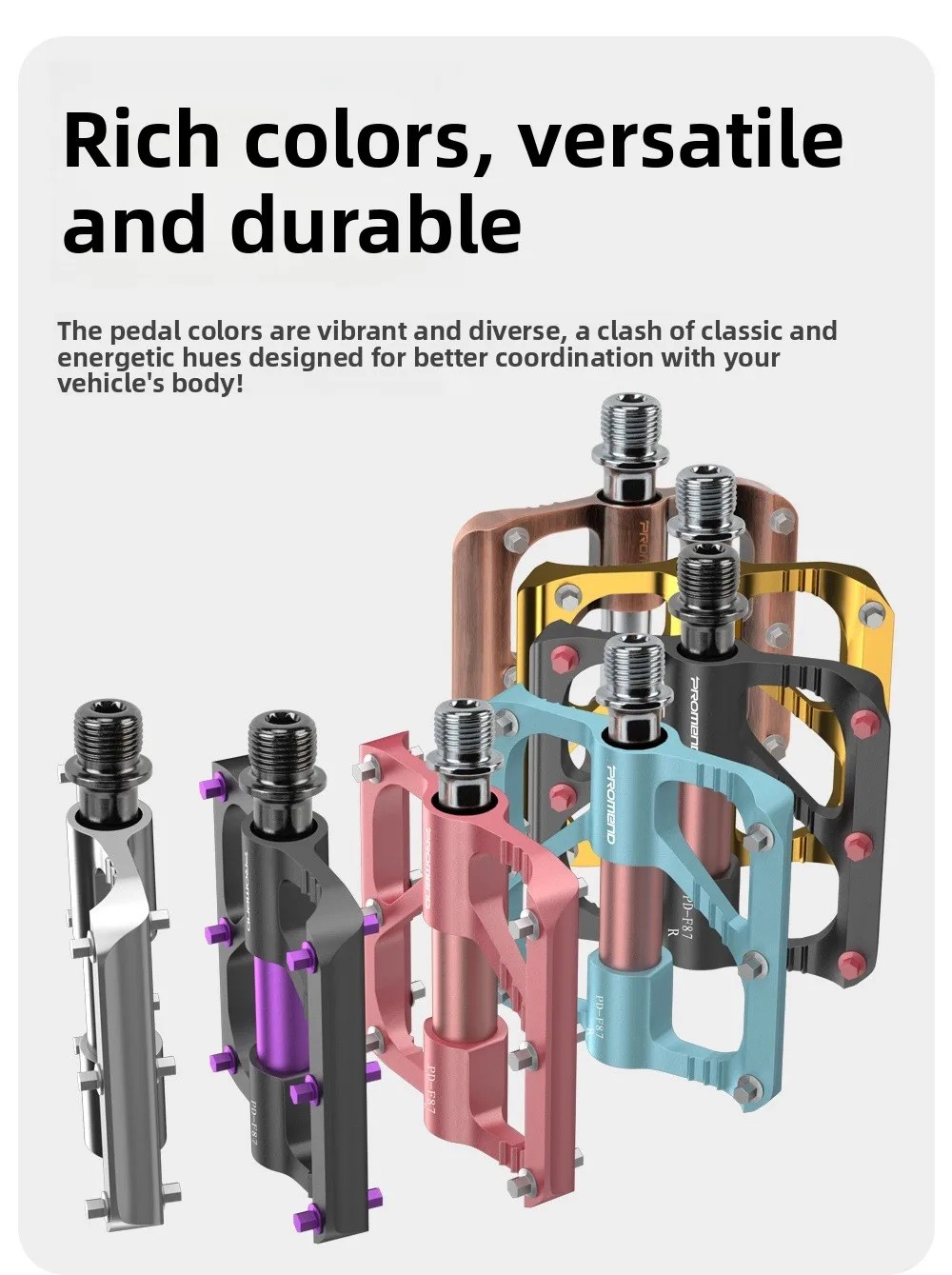 Bicycle Pedals Triplein Aluminum Alloy Pedals Folding Bike Bearings Riding Pedal