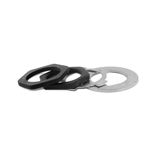 Set of 4 Adjustable Spindle Lock Nut Kits for Front Wheel Hubs