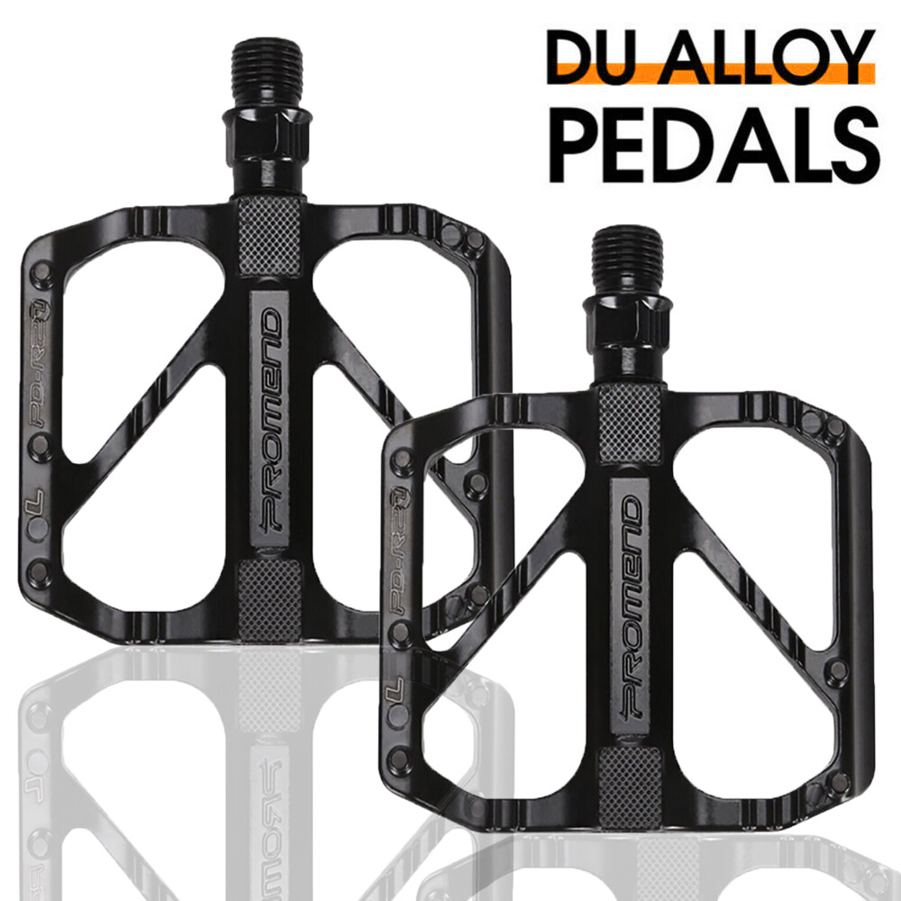 9/16″ Bicycle Universal Bike Pedals Bicycle Aluminum Non-Slip Flat Bearing Pedal