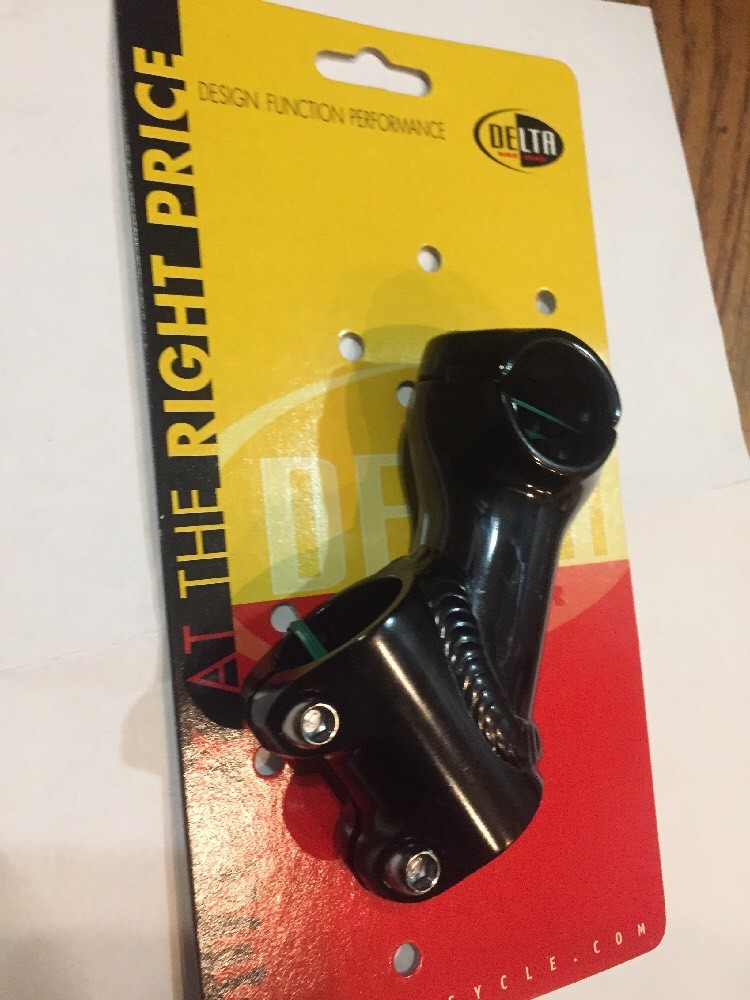Vintage NOS DELTA Stem 80mm Black Mountain Bike, BMX, Bicycle
