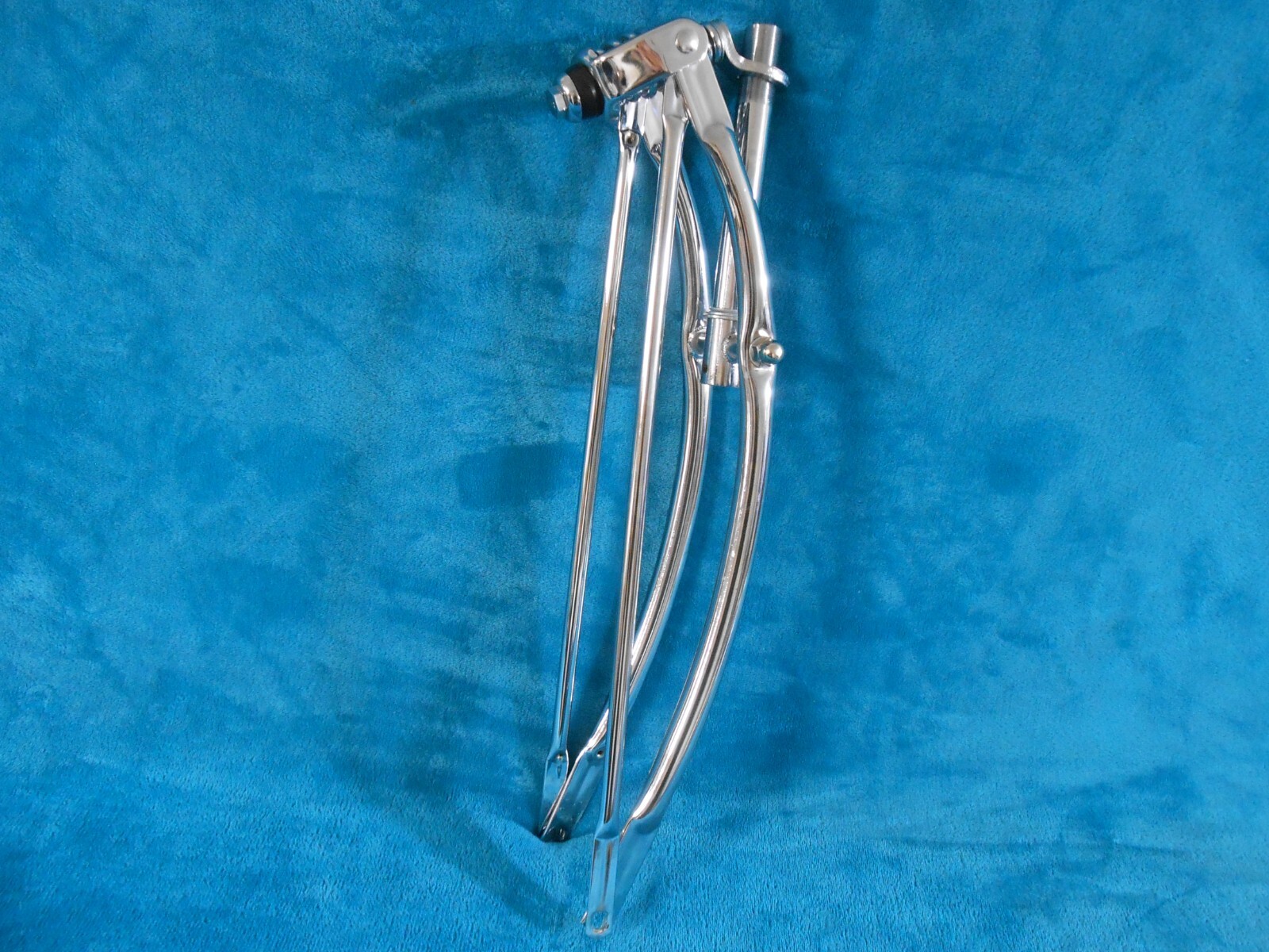 26” CHROME CRUISER BICYCLE SPRINGER FORK VINTAGE SCHWINN CHOPPER BIKE 1″ HEADSET