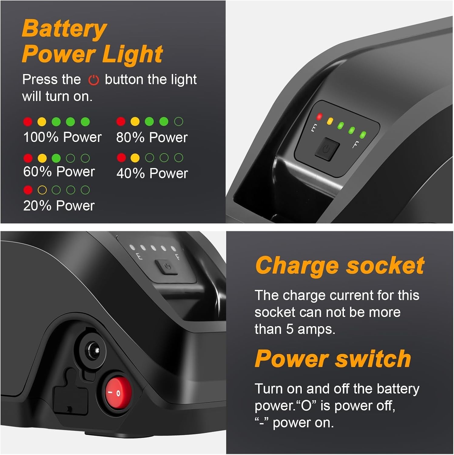 NEW Jasion Electric Bike Battery 36V 13Ah for EB5 Ebike Battery Replacement 36V