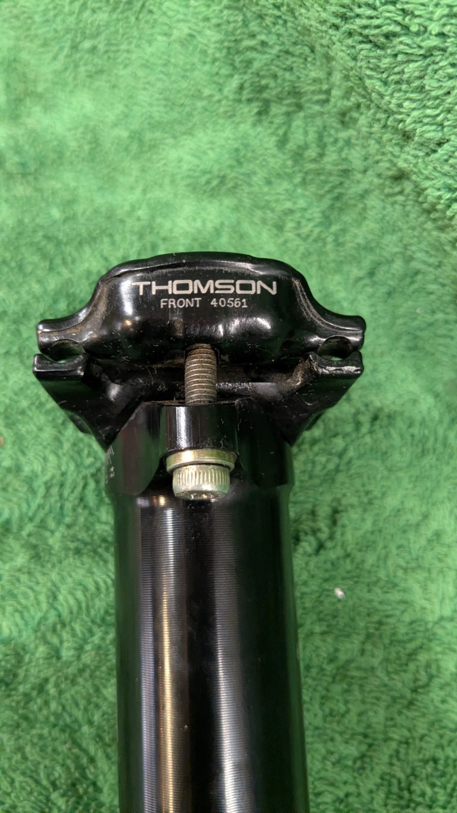 Thomson Elite SP-E128 30.9x367mm Alloy Seatpost Black Straight Made In USA Clean