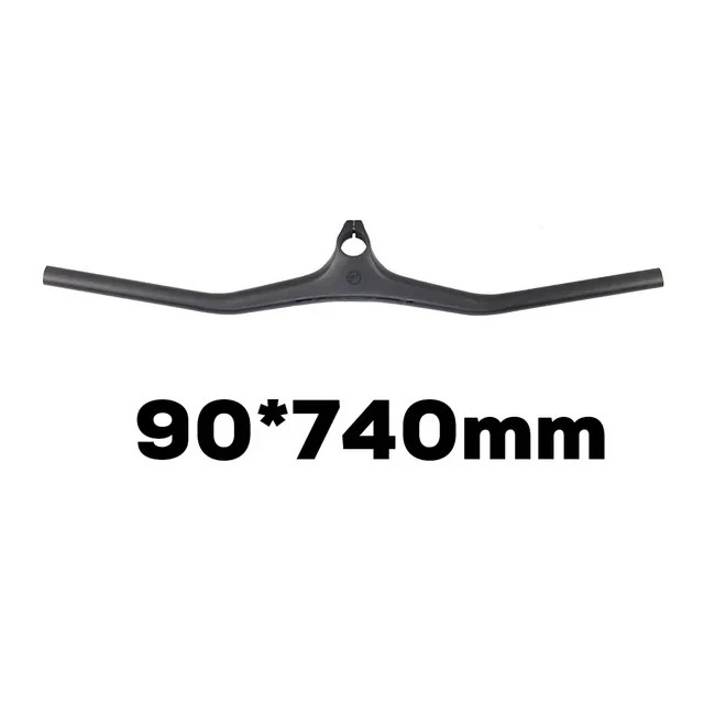 Mtb Handlebars And Stem 28.6mm -10Degree Carbon Integrated Handlebar 720-760mm