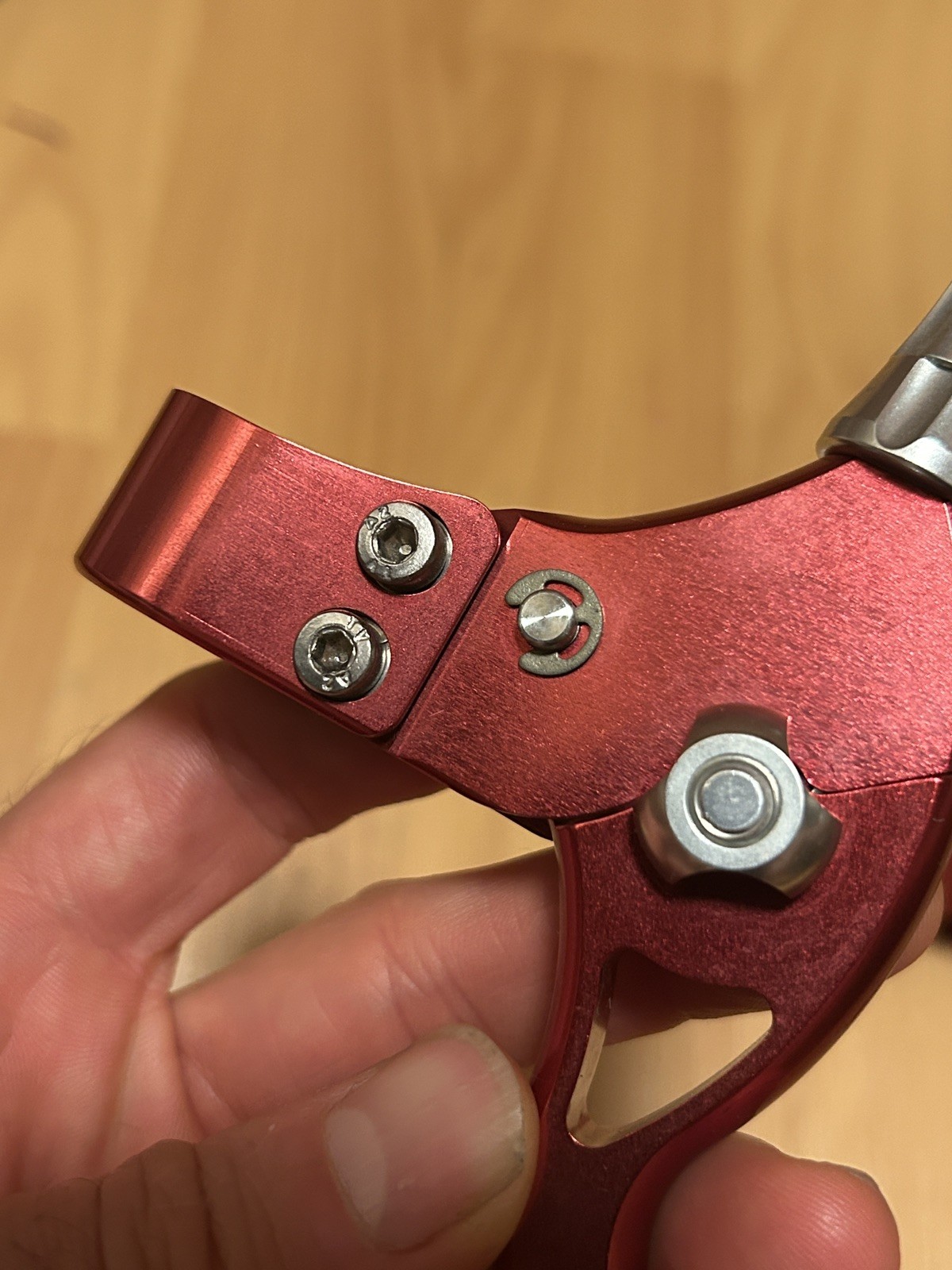 Vintage Machine Tech Zero Flex Brake Lever Set Anodized Red 90s MTB CNC Canti 👀