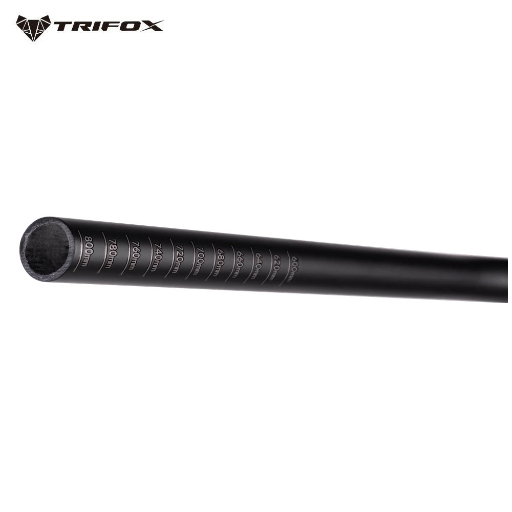 Carbon XC DH MTB Handlebar 2 Degree UD Matte Integrated Riser Flats Handlebar