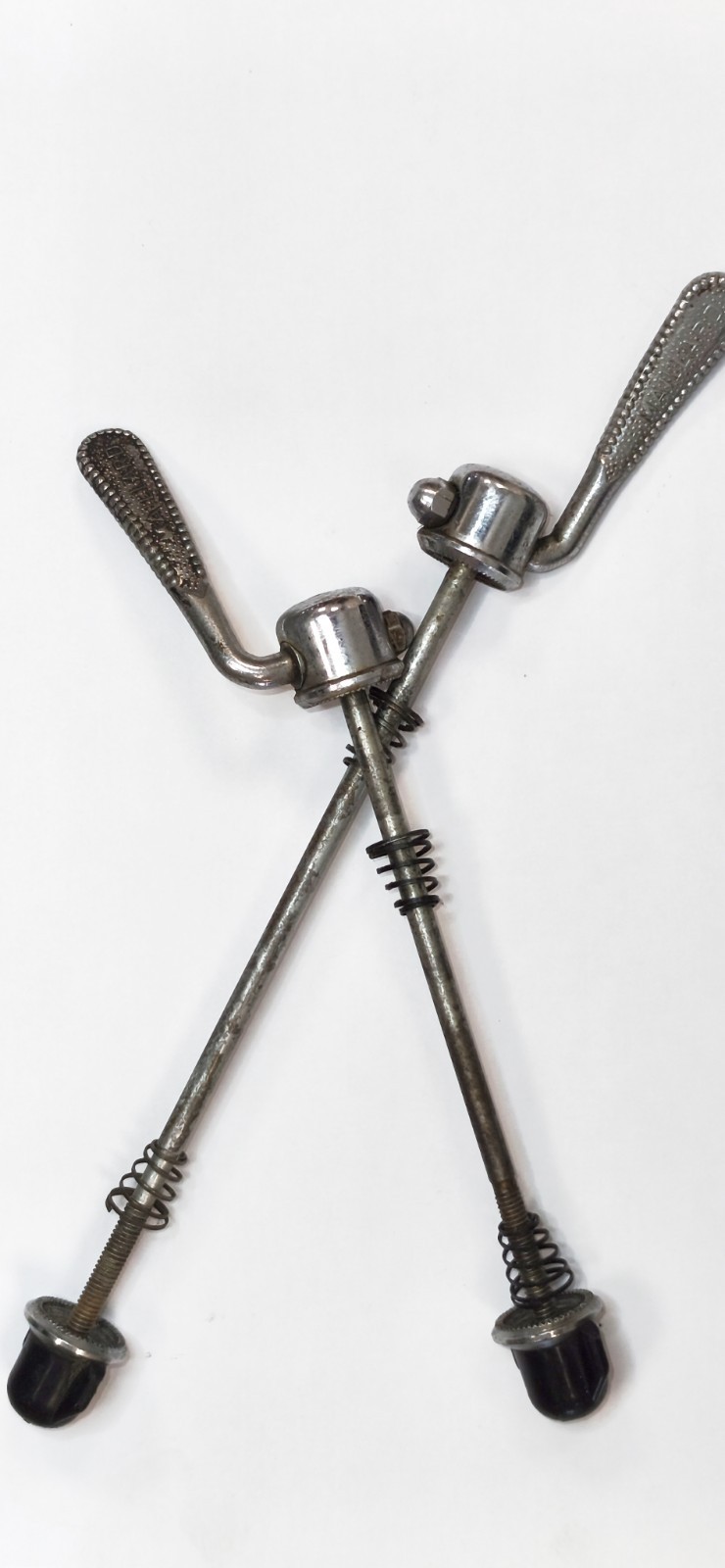 Vintage Maillard Atom Quick Release Skewers Set Front Rear Road Bike French 70s