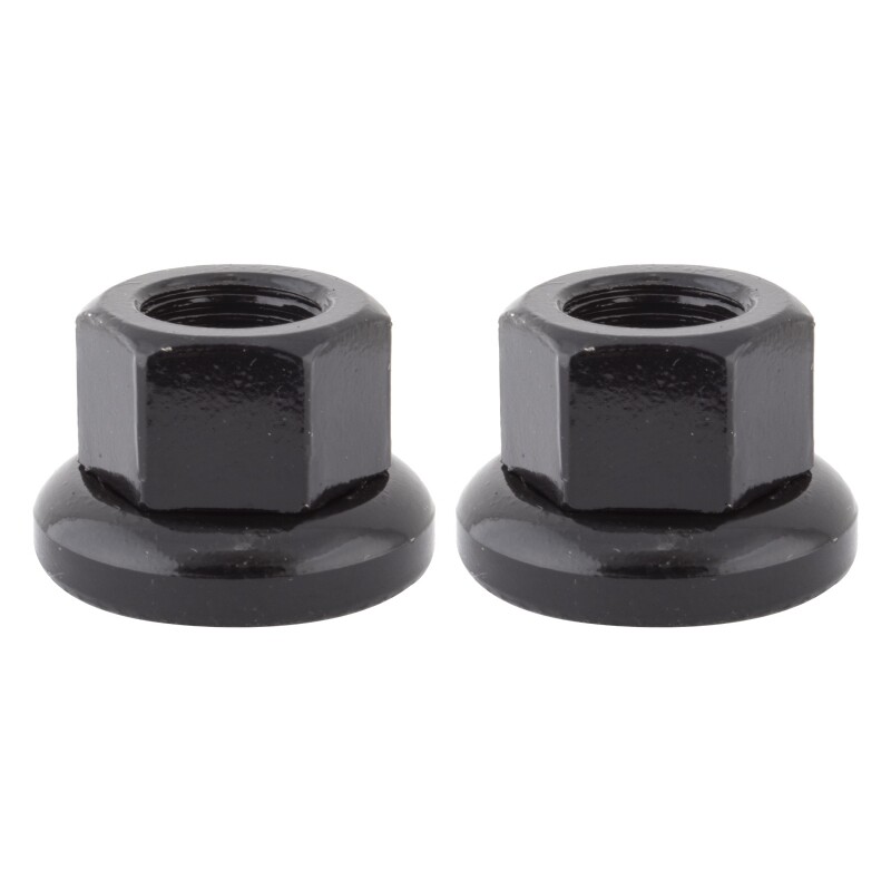 BICYCLE BIKE AXLE NUTS CR-MO HUB M10 x 1.0MM Black NEW