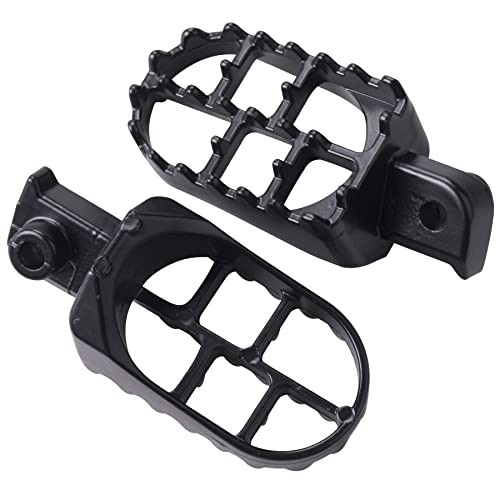 Aluminium Dirt Bike Foot Pegs, Black, Rear, Universal Fit for PW50 PW80 BLACK