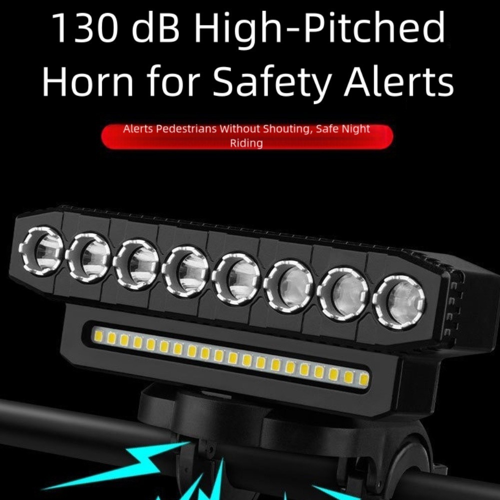 LED Bicycle Front Light with Waterproof Front Headlamp for Outdoor Cycling