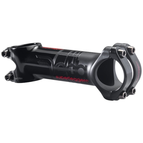 Deda Elementi SuperLeggero stem alloy 31.7mm x 11cm 1-1/8″ Polish on Black