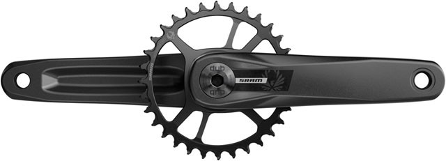 SRAM S200 Eagle Fatbike Crankset – 165mm, 30t Steel -4mm Offset Chainring, Alumi