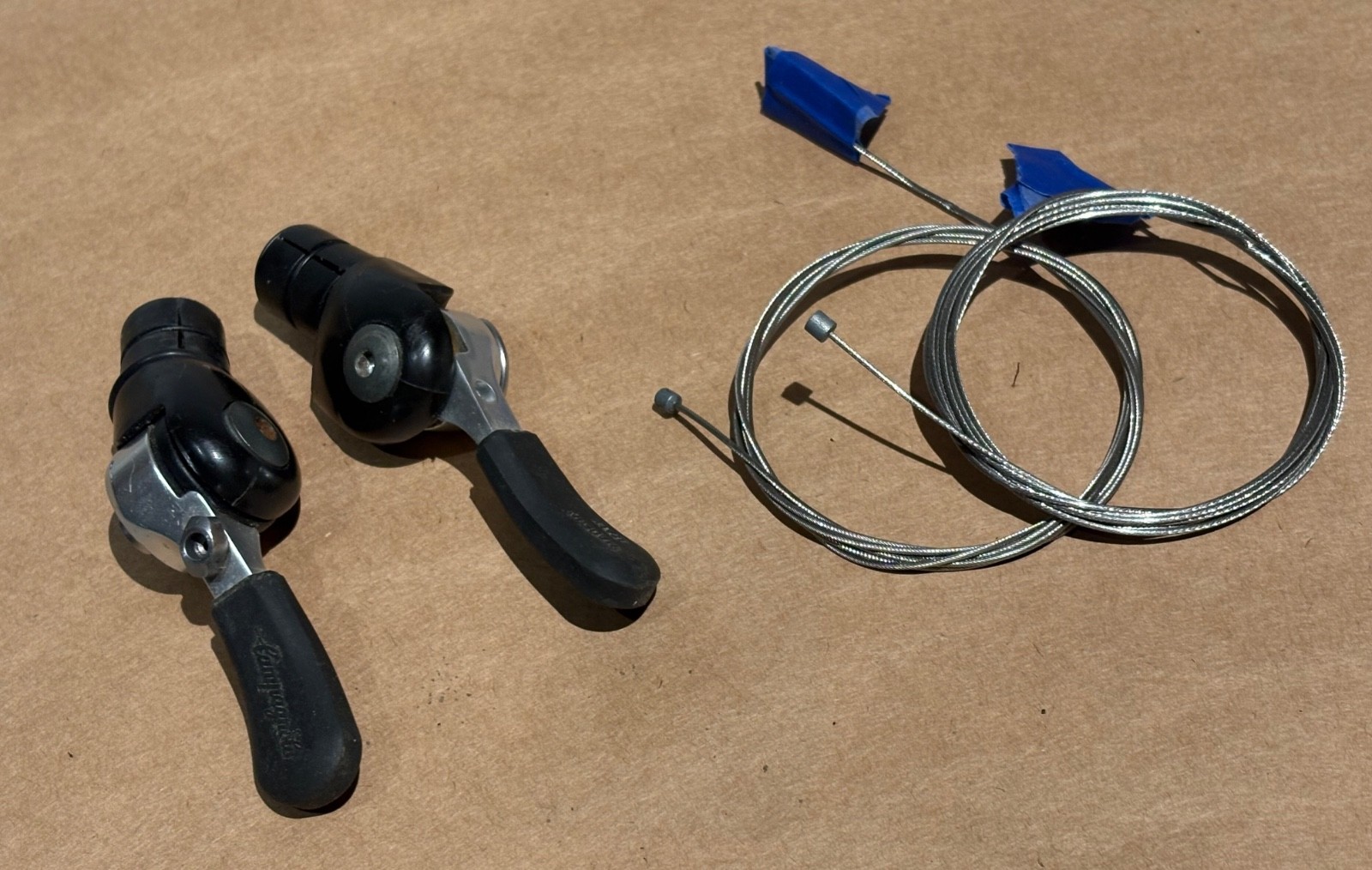 Campagnolo Record 2x or 3×10 speed bar-end shifters FREE SHIP
