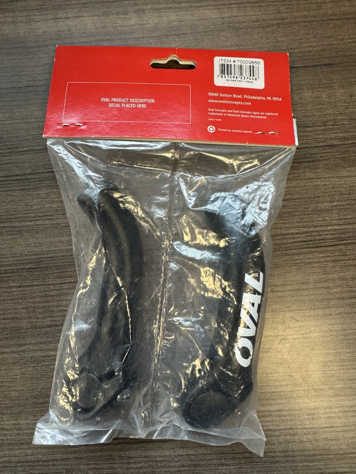 Oval Concepts Road Bike MTB 200 105mm Bar End Handlebar