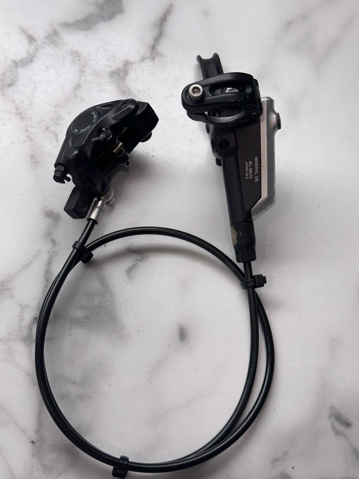 Shimano Deore Bl-M675 Rear Hydraulic 2 Piston Disc Brake and Lever