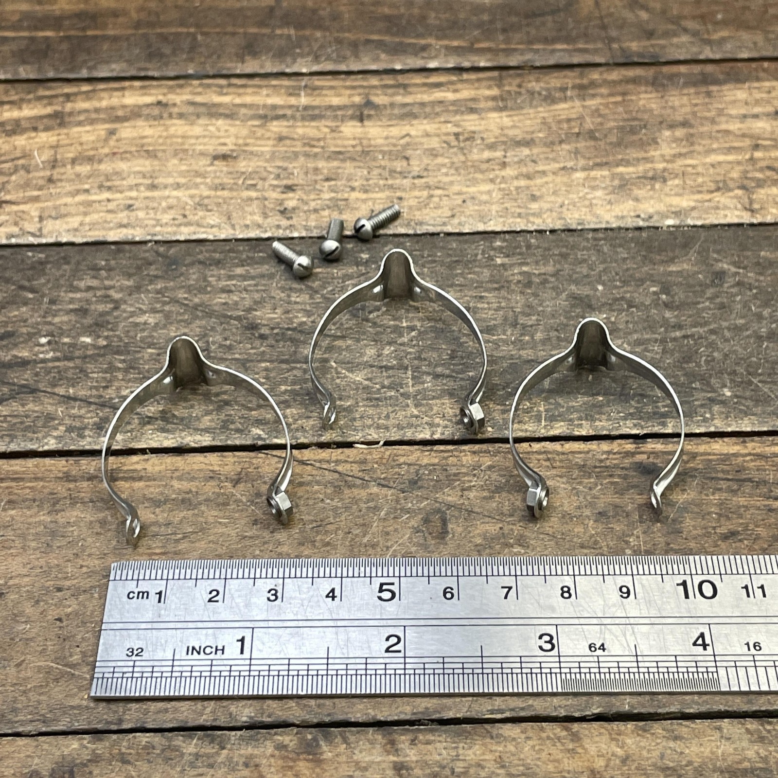 Vintage Campagnolo Cable Guide Clamp NOS Wing Brake Clips Italy Top Tube Bike