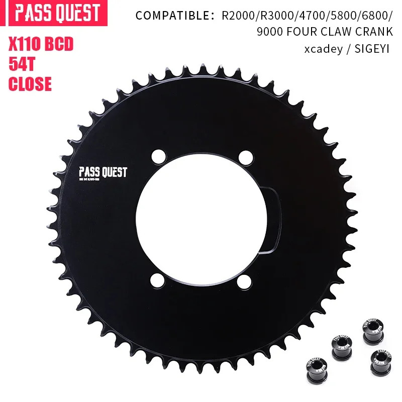 1X110 BCD Road Bike Single Chainring 4-bolt for AERO Axs Chain for SHIMANO 4700