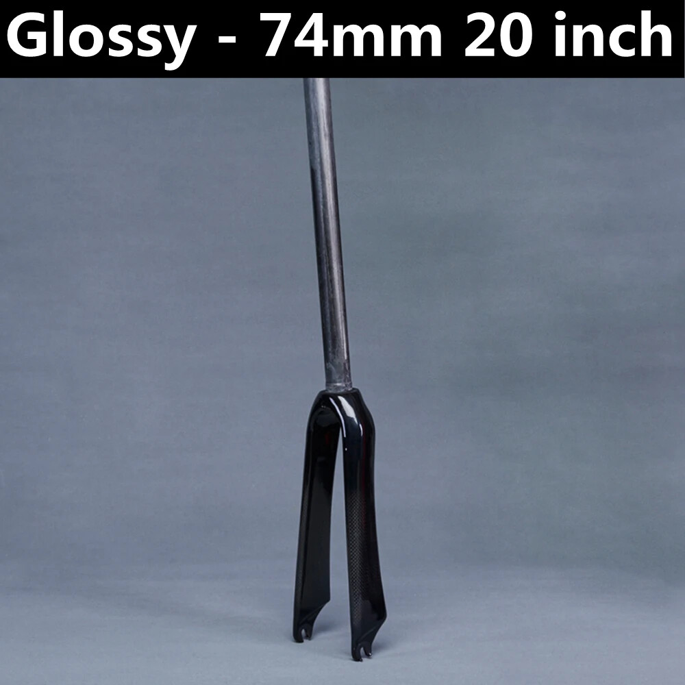 BMX Folding Bike Front Fork For Wheel 14 16 18 20 22 In Carbon Fiber Rigid Fork
