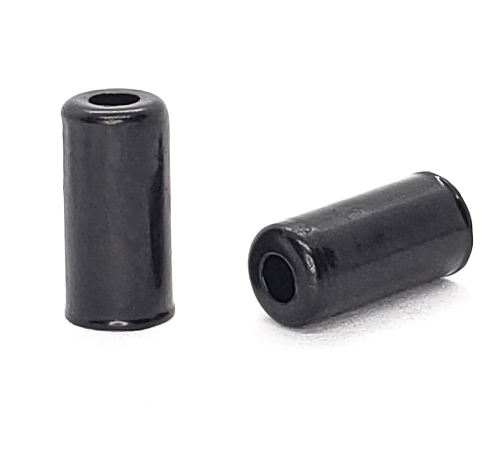 Sunlite Brake Cable Ferrules 5mm (Brake) – Black Aluminum