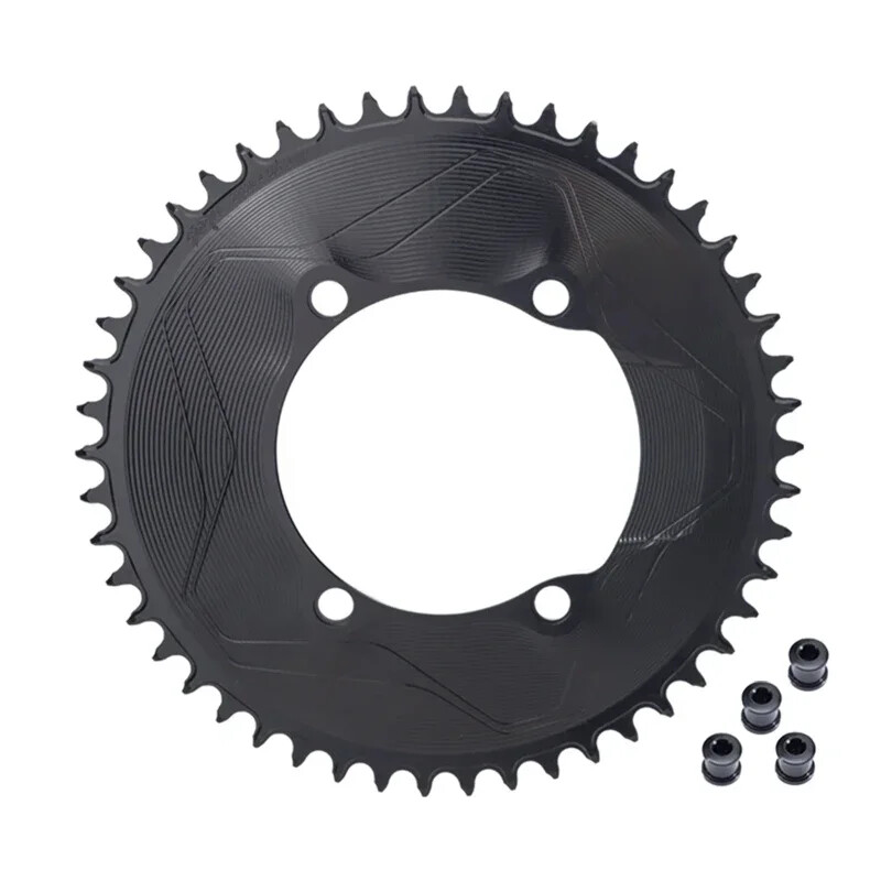 Aero Ultralight 110BCD Bike Chainring 3mm Offset 40-50T Closed Single ChainWheel