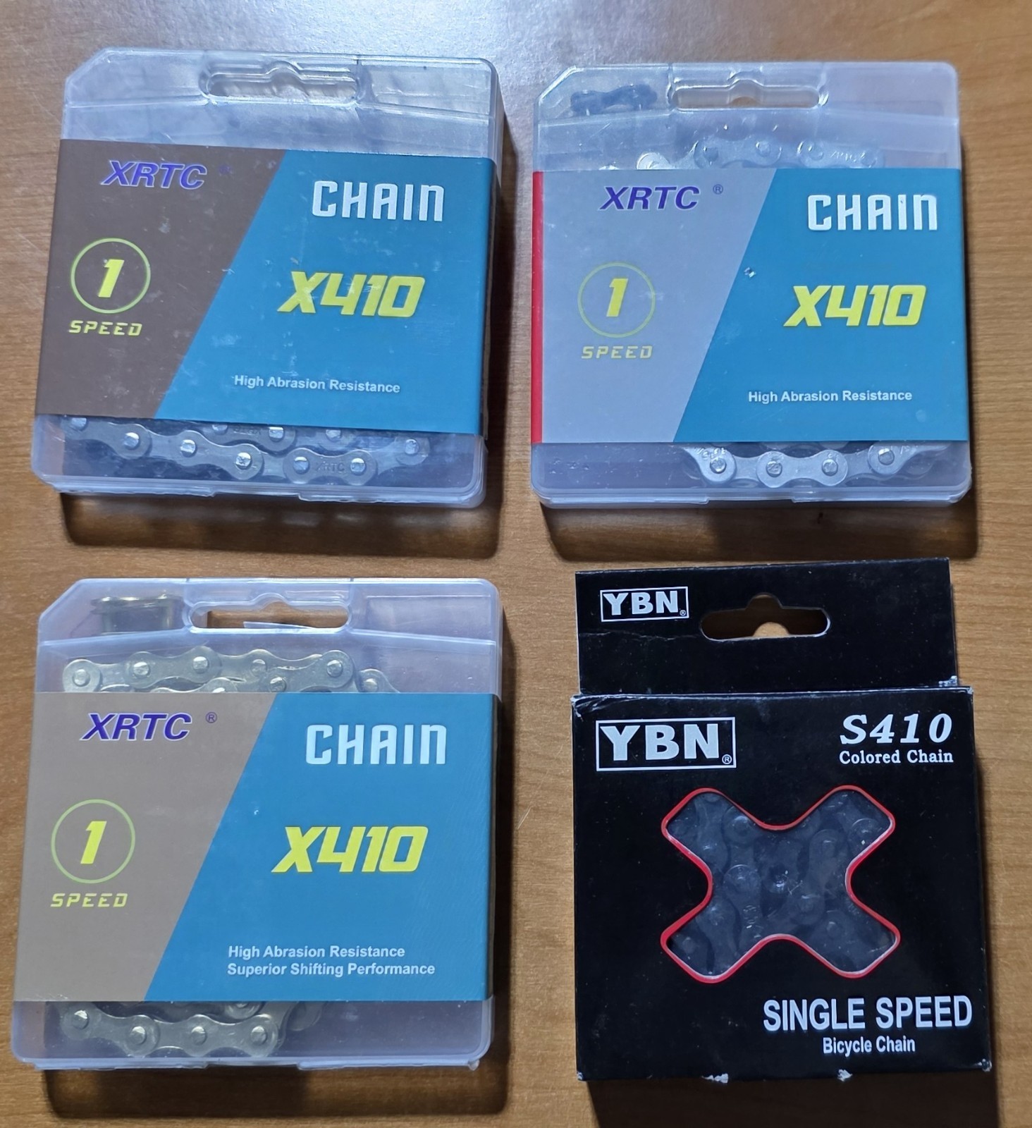 Premium Single Speed Bike Chain 104L Fixie BMX Track NIB – Choose From 4 Colors!