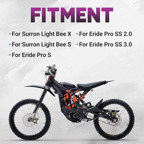 31.8mm Riser Handlebar for Surron Light Bee,7075 Aluminum 4mm Thickness Dirt