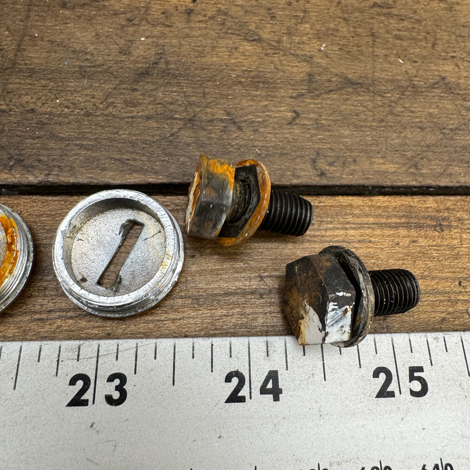 Vintage Nervar Dust Cap Set Crank Arm Fixing Bolt 1970s 1980s France Eroica A2