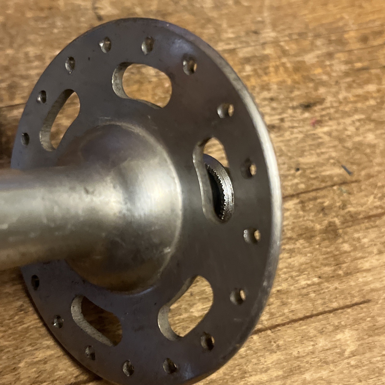 Vintage Normandy Front High Flange Hub MM Atom Quick Release 70s Road Bike