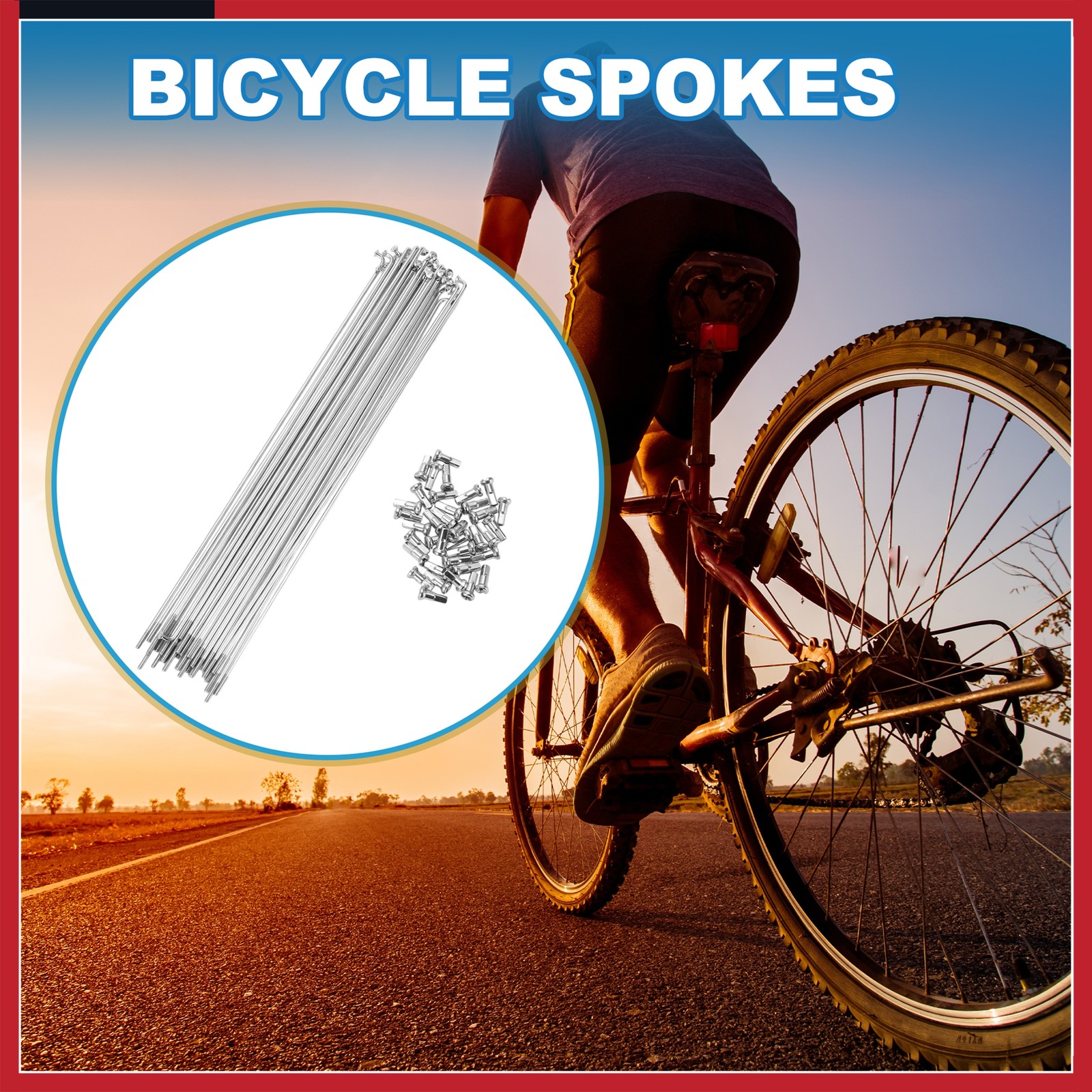 Bike Bicycle Spokes 14G 225MM Mountain Bike Spokes