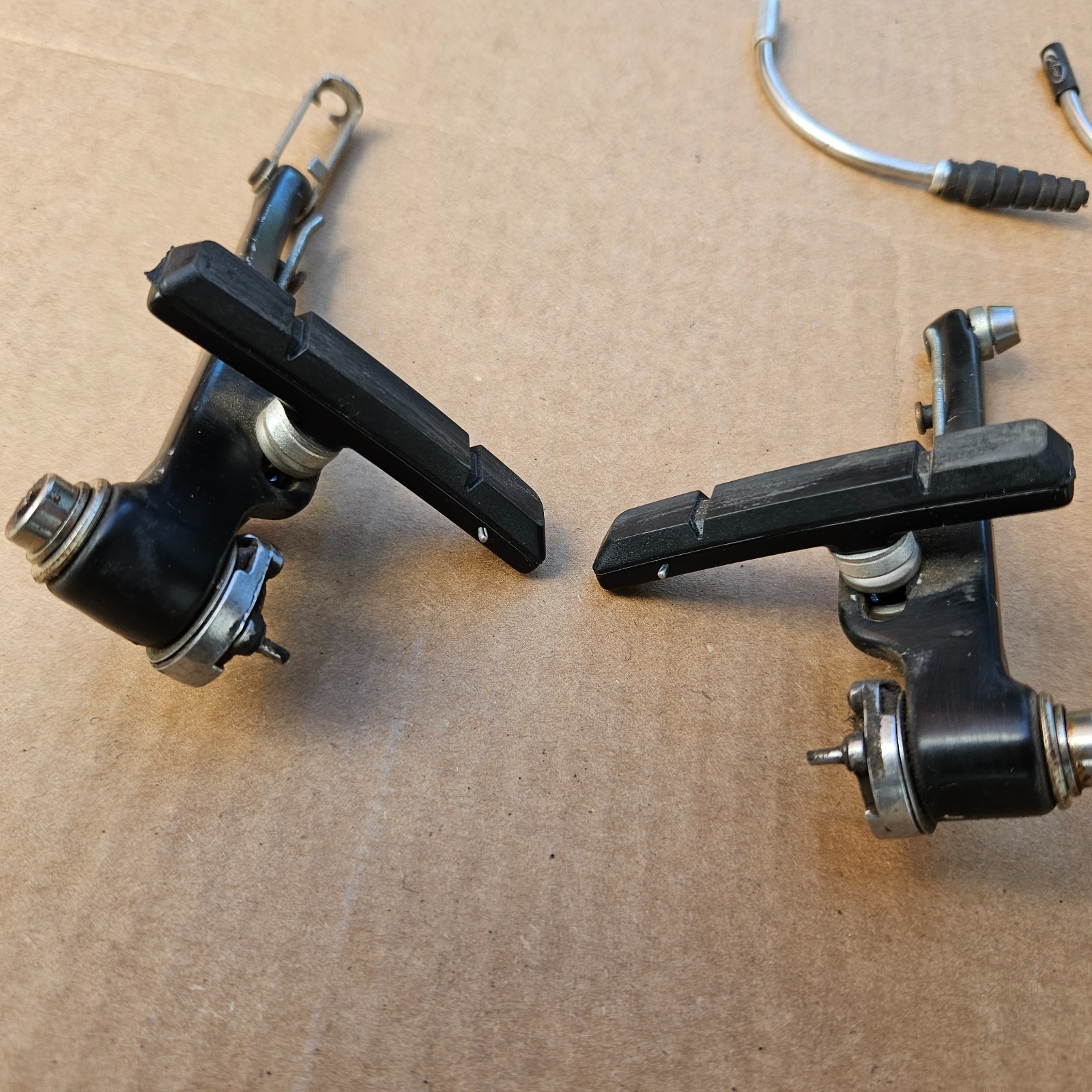 Vintage 90s Avid 10 Mountain Bike V Brakes Linear Pull Black Front + Rear Set