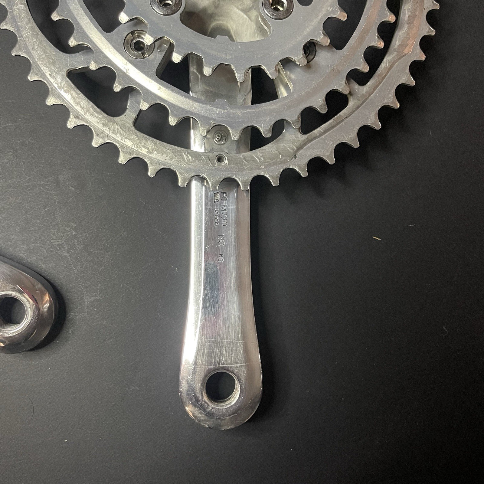 1989 Shimano XT FC-M730 180mm Triple Crankset