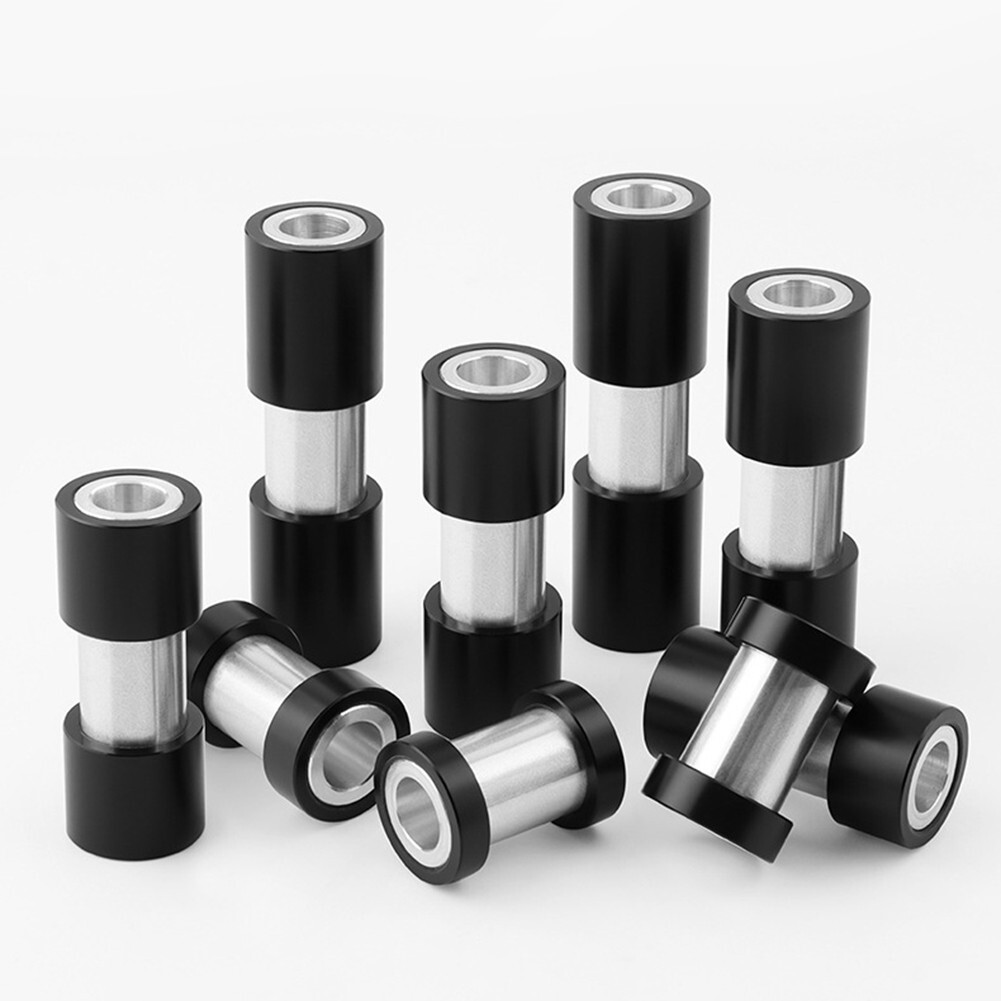 2pcs MTB Bicycle Rear Shock Bushings Aluminum Alloy with Spacers