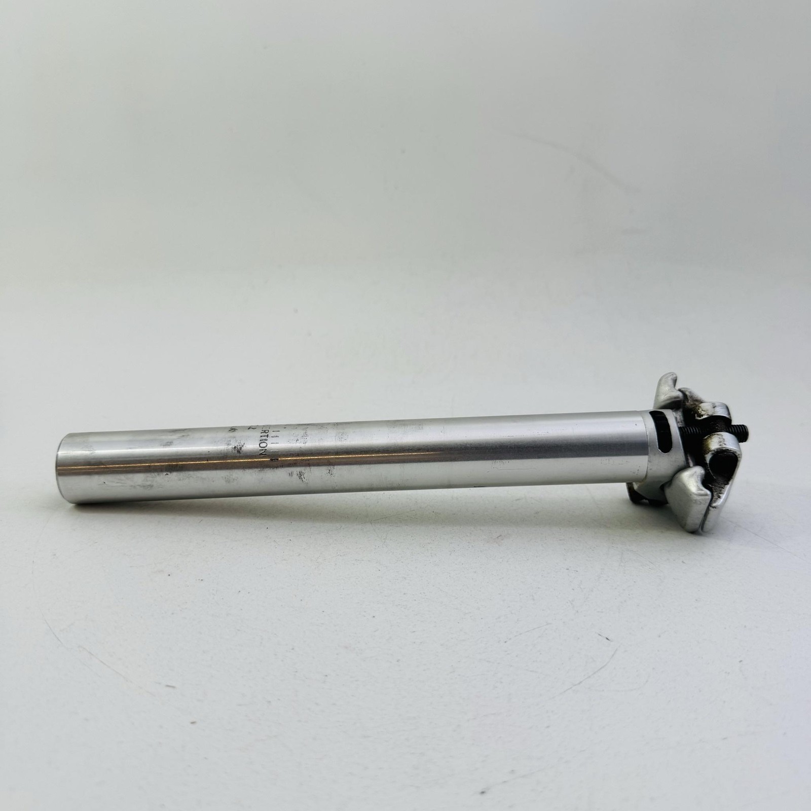 Vintage MTB Seatpost 27.2mm Silver 24 mm Bicycle Aluminum Plain Road Bike A2