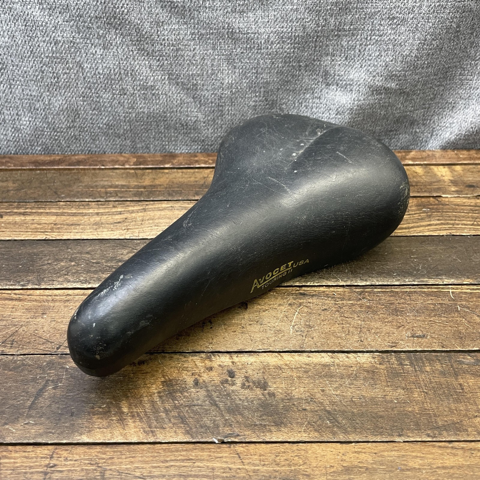 Vintage Avocet Touring II Seat Saddle Black Comfort Road Tour ATB Bike USA 390g
